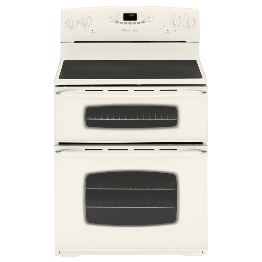 Maytag® 30Inch Freestanding Double Oven Electric Range (Color Bisque