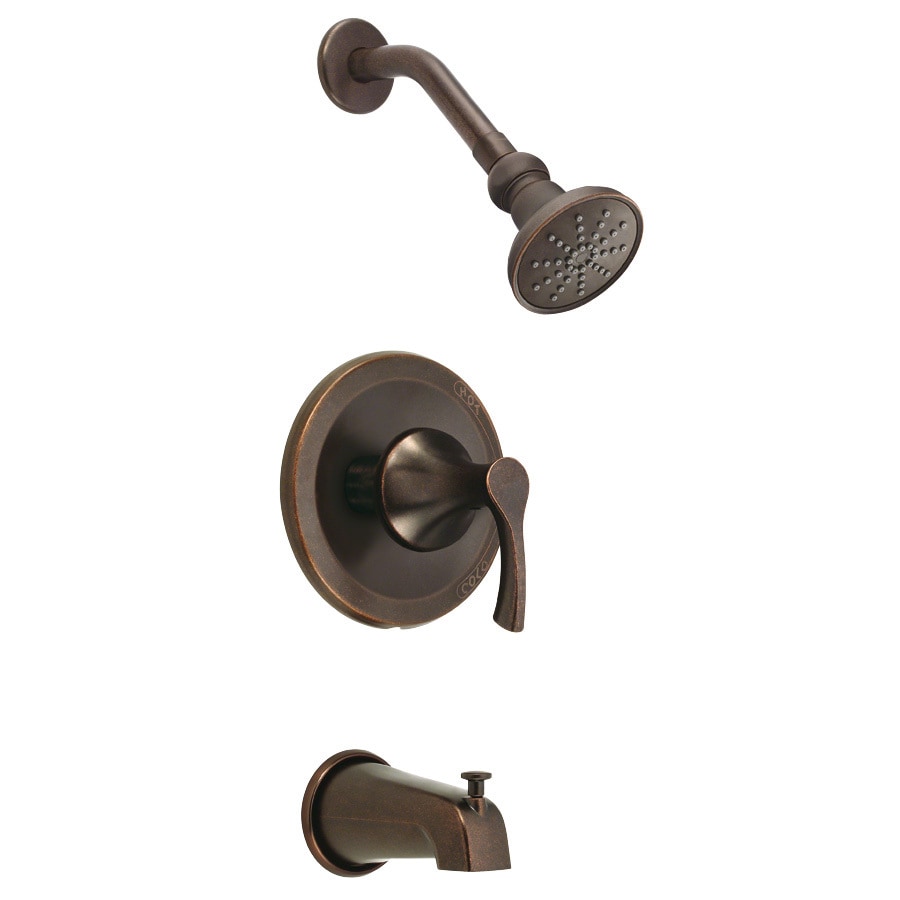 Danze Antioch Tumbled Bronze 1handle Bathtub and Shower Faucet in the