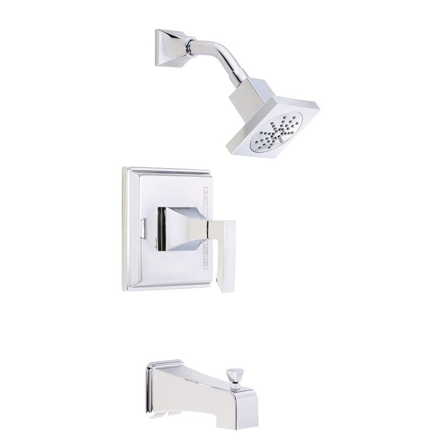 Danze Logan Square Chrome 1handle Bathtub and Shower Faucet in the