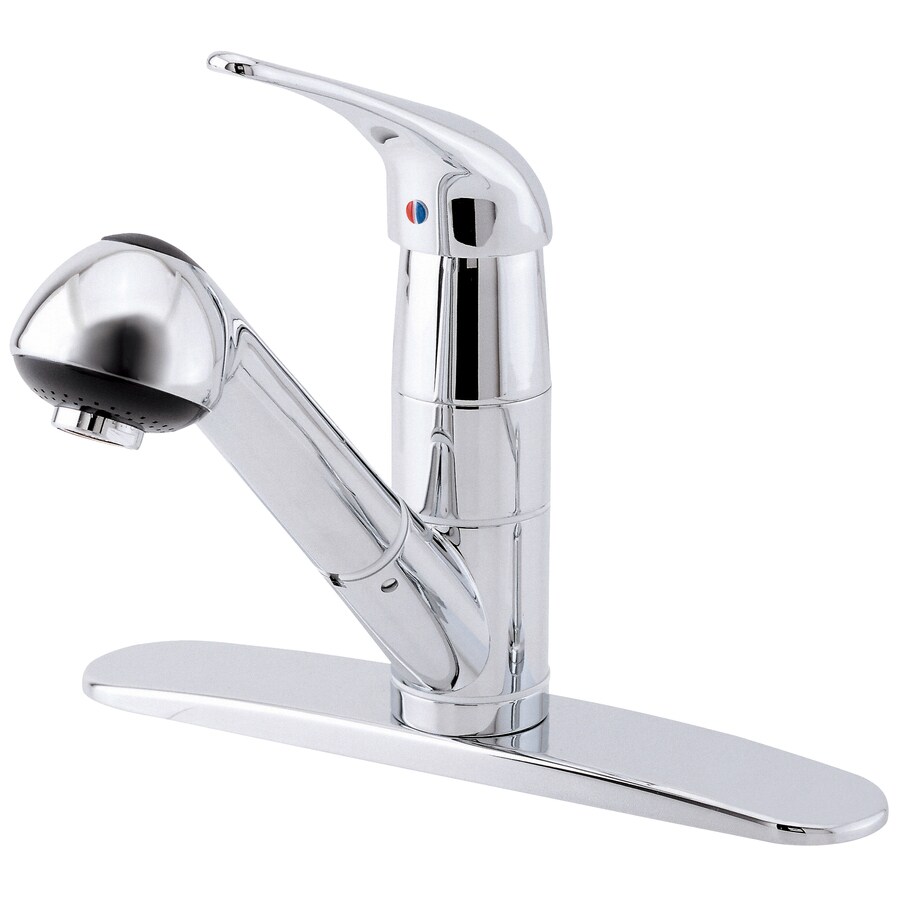 Danze Melrose Chrome 1 Handle Deck Mount Pull Out Kitchen