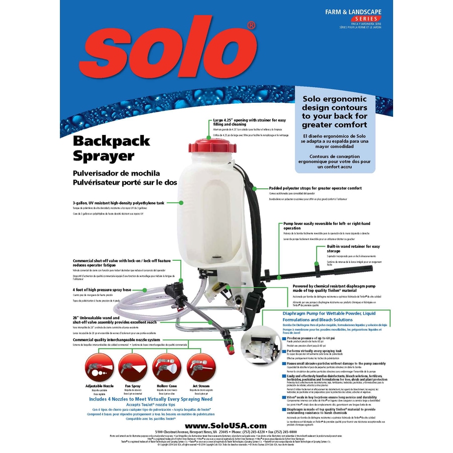 SOLO SOLO 473-D Tank-Sprayers - View #10