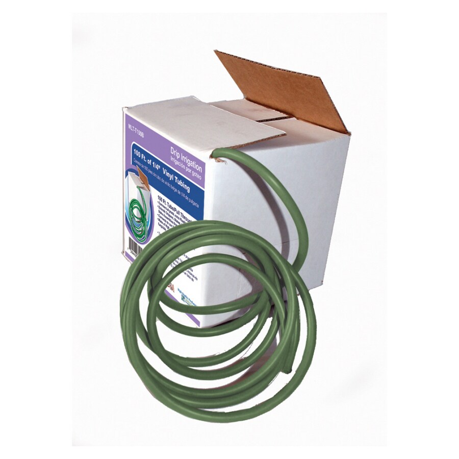 Mister Landscaper MLT-G100 0.170-in ID x 100-ft PVC Green Black Vinyl Tubing
