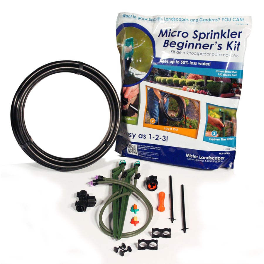 Mister Landscaper Drip Irrigation MicroSpray Kit in the Drip Irrigation Kits department at
