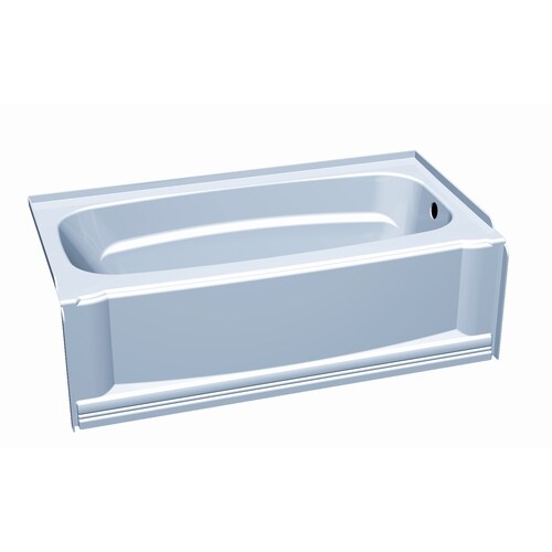 Aqua Glass Eleganza High-Gloss White High-Impact Polystyrene ...