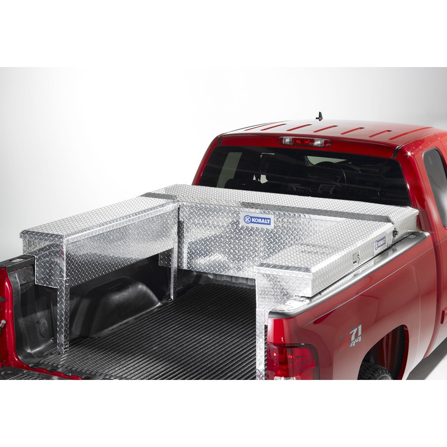 Kobalt 48-in x 13-in x 12-in Silver Aluminum Side Mount Truck Tool Box at