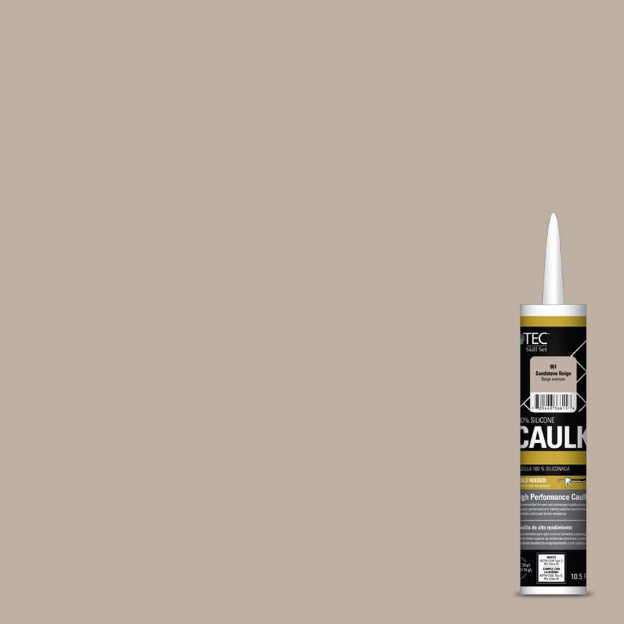 TEC Skill Set 10.5fl oz Sandstone Beige Paintable Silicone Caulk in
