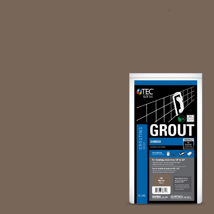 TEC 10-lb Mocha Sanded Grout in the Grout department at Lowes.com