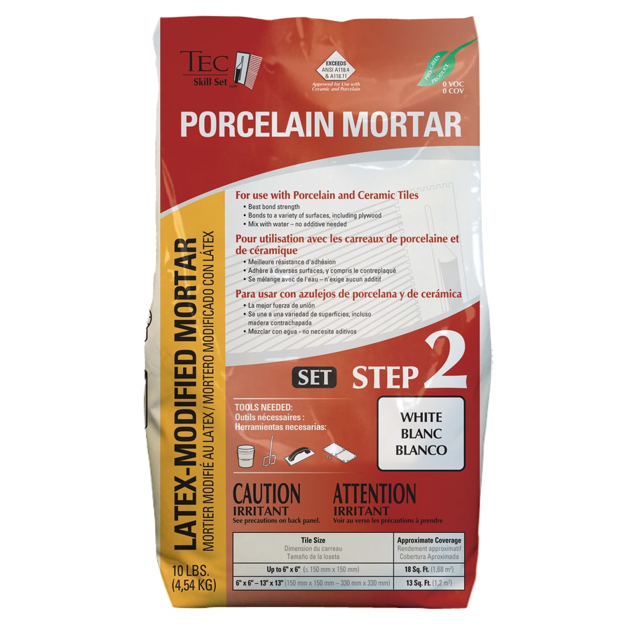 TEC 7060125321 10-lb White Powder Polymer-Modified Mortar
