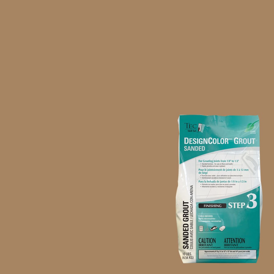 TEC 10lb Light Buff Sanded Grout in the Grout department at