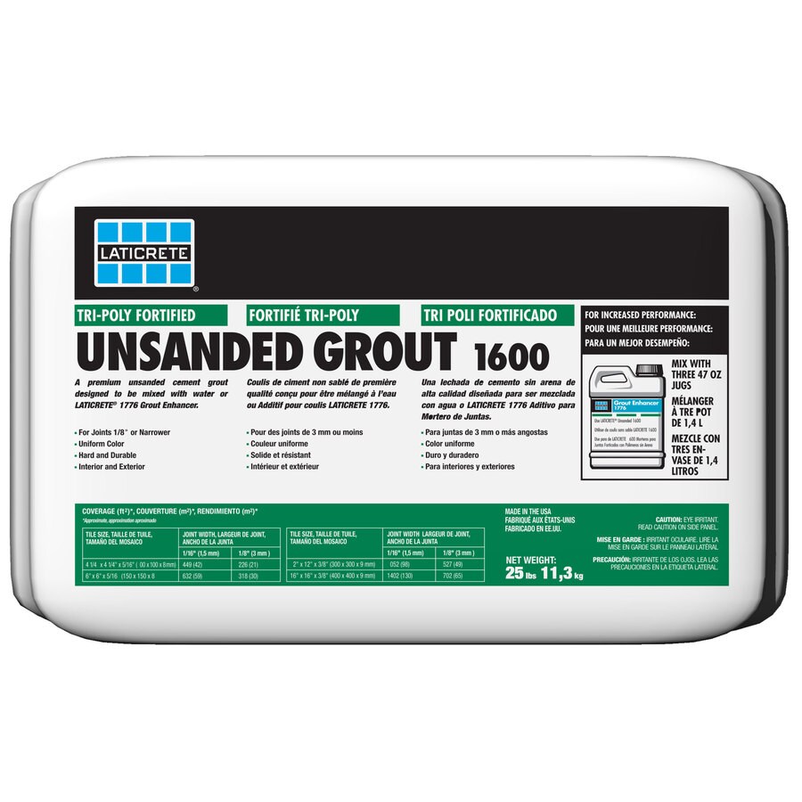 LATICRETE 1623-0025-2 25 Lbs. Antique White Unsanded Powder Grout