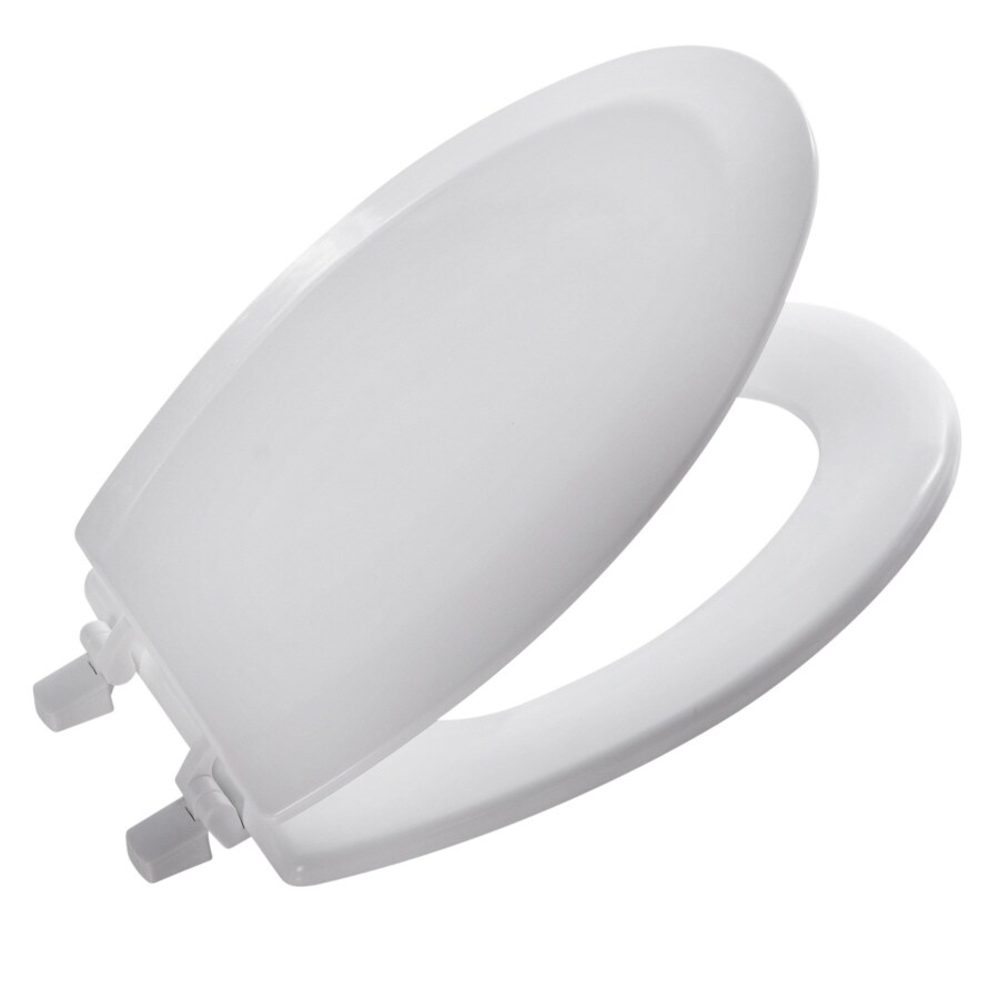 AquaSource Wood Elongated Toilet Seat at