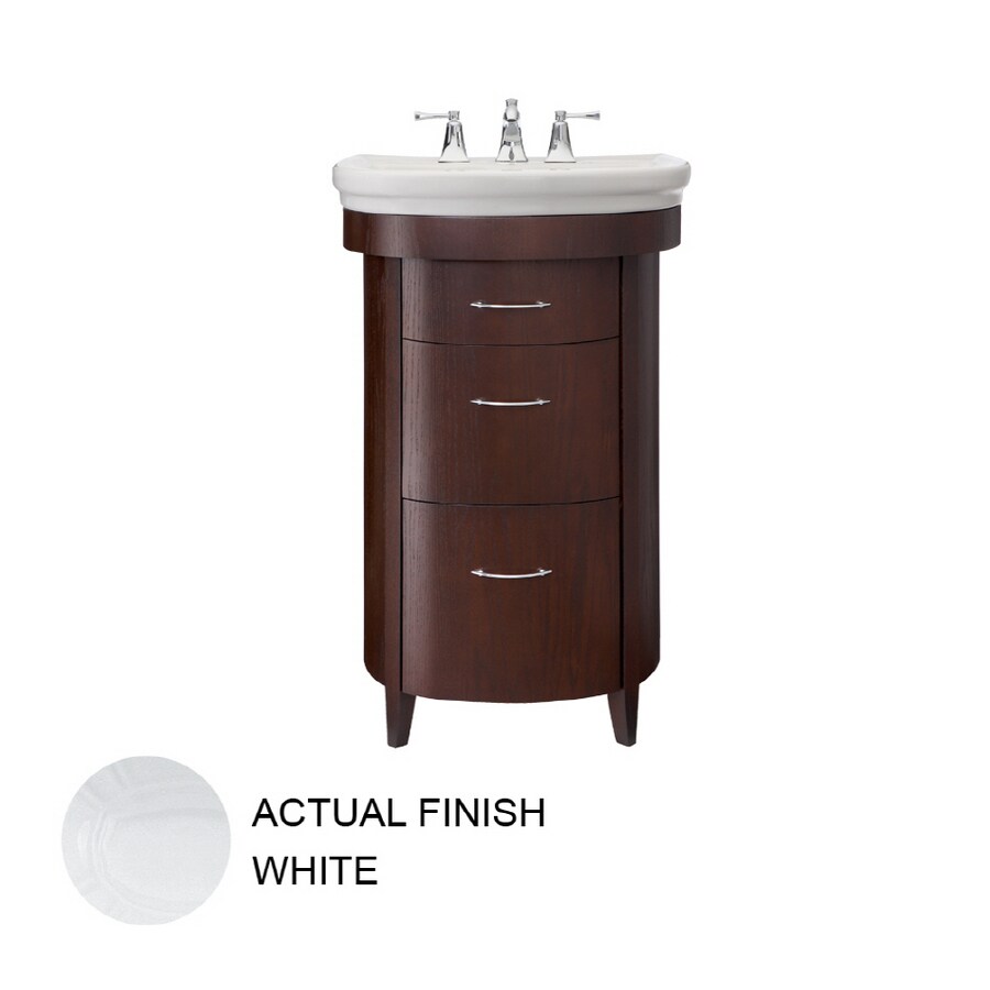 Porcher 23 75 White Calla Ii Bath Vanity Combo At Lowes Porcher 23 75 White Calla Ii Bath Vanity Combo