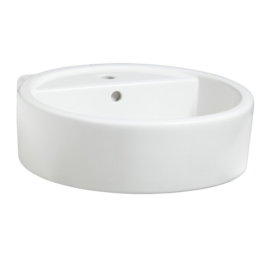 Porcher Porcher Solutions White Fire Clay Wall-mount Round