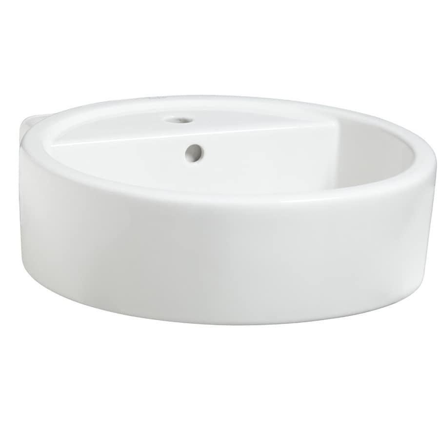 Porcher Porcher Solutions White Fire Clay Wall Mount Round