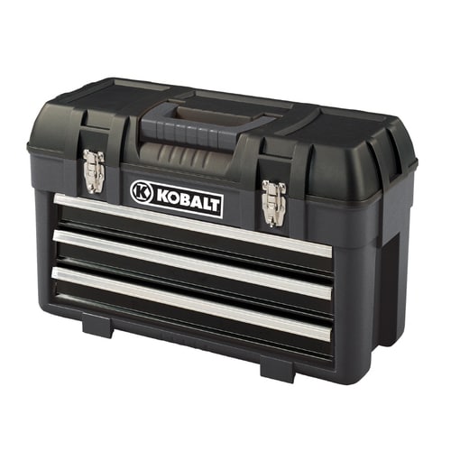 Kobalt 23" 3Drawer Portable Chest in the Portable Tool Boxes