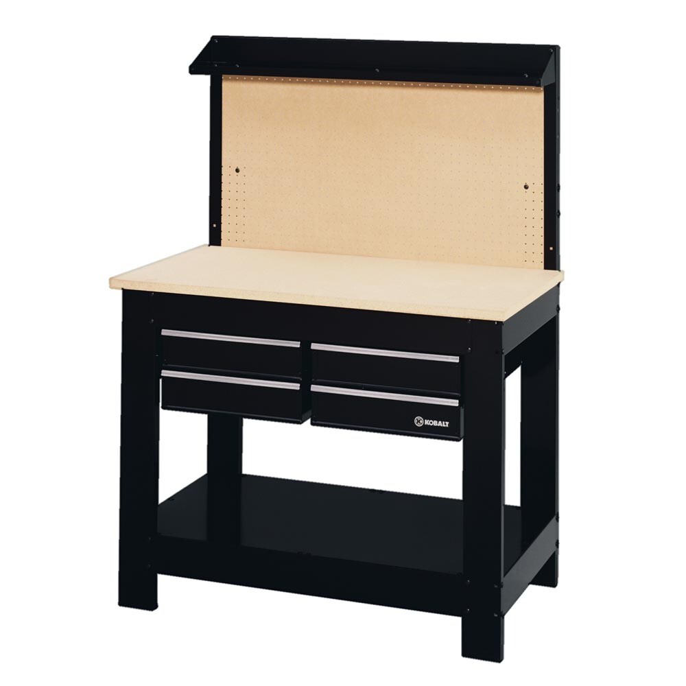 KobaltÂ® WB4820 4-Drawer Workbench with Backwall