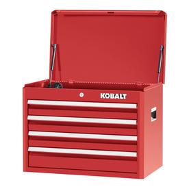 Kobalt 2000 Series 26-in W x 19.75-in H 4-Drawer Ball-bearing Steel Tool Chest (Red)