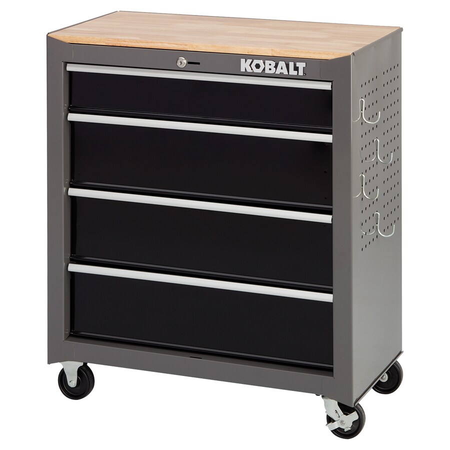 Shop Kobalt 1000 Series 325 In X 265 In 4 Drawer Friction Steel