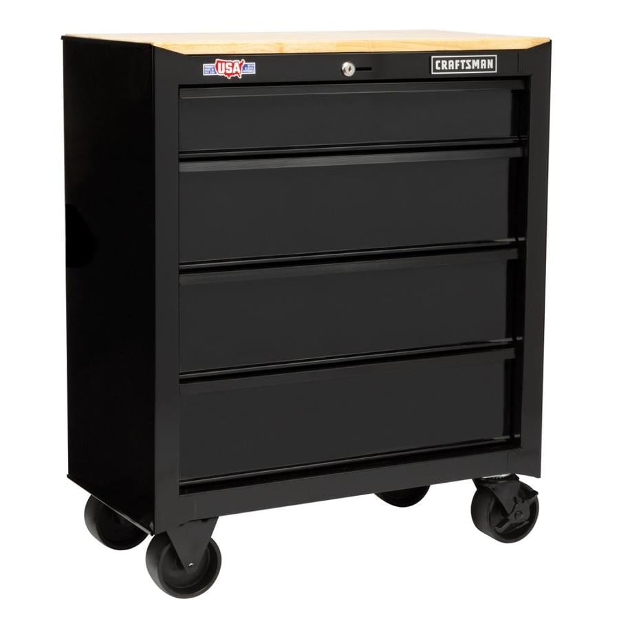Craftsman 1000 Series 26 5 In W X 32 5 In H 4 Drawer Steel Rolling