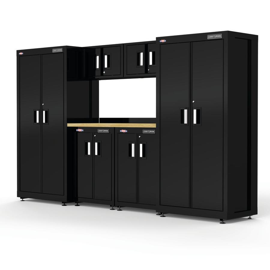 Craftsman 126 In Wide 7 Piece Suite With Cabinet Storage Garage