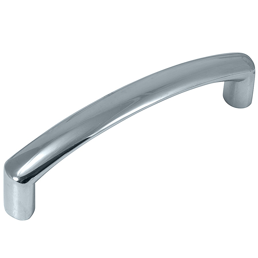 Laurey Polished Chrome Rectangular Drawer Pulls in the Drawer Pulls