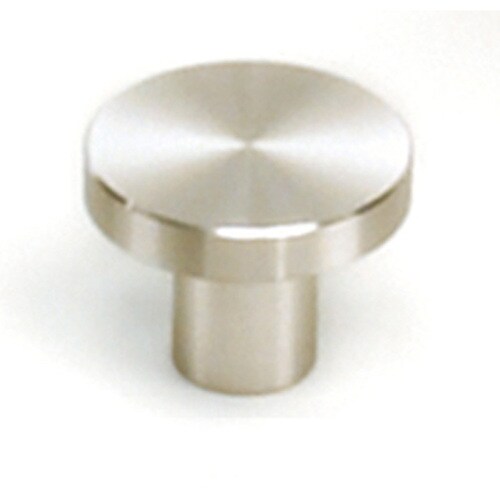 Laurey Melrose 1 25 In Stainless Steel Round Modern Cabinet Knob