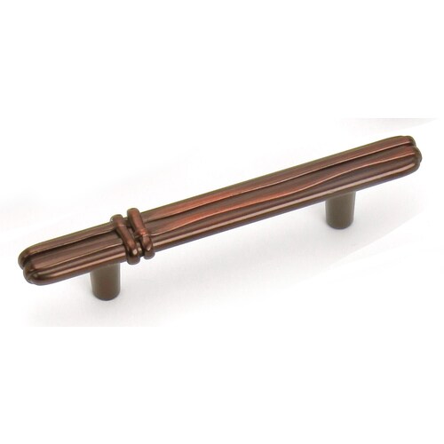 Laurey Lineage Antique Copper Rectangular Drawer Pulls in the Drawer