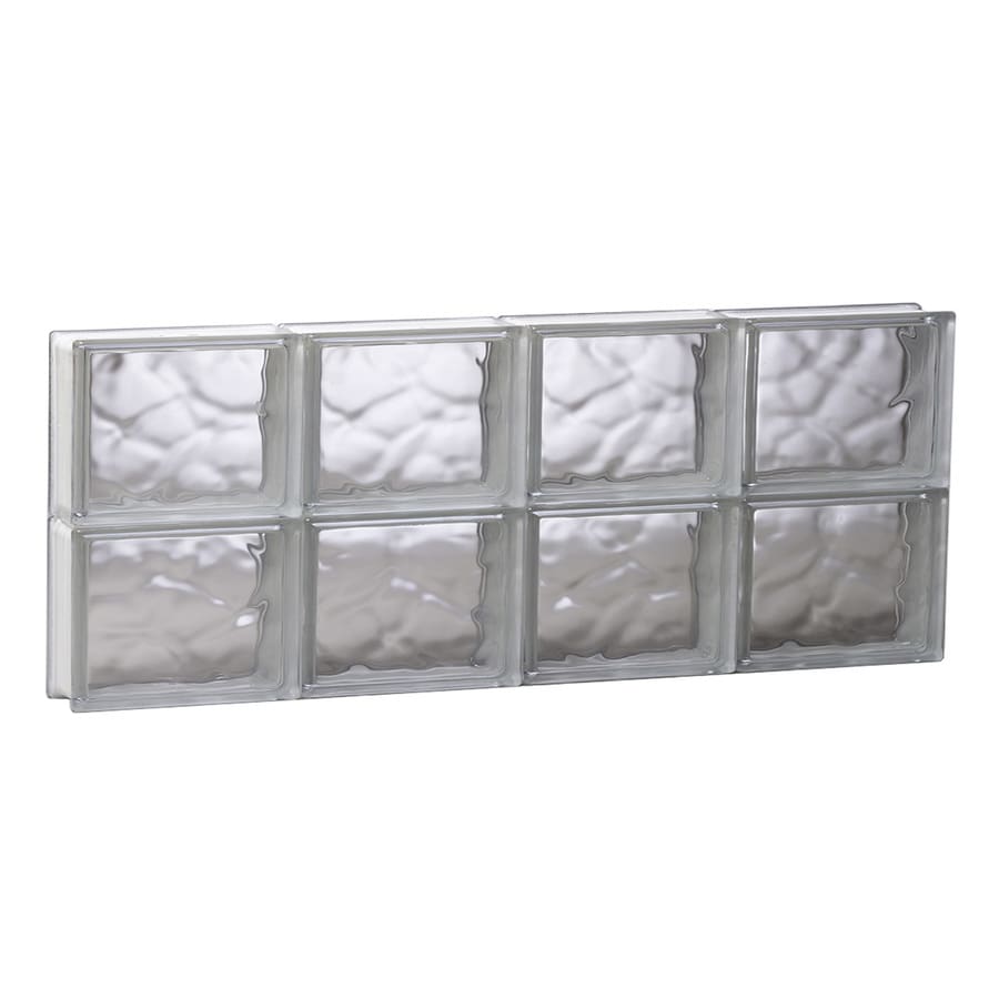 Bathroom Windows Lowes shop redi2set wavy pattern frameless replacement glass block Bathroom Windows Lowes shop redi2set wavy pattern frameless replacement glass block