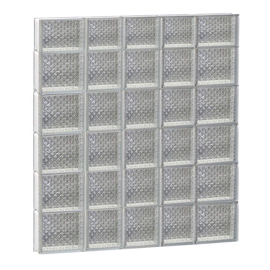 Redi2set Diamond Gl Pattern Frameless Replacement Redi2set Diamond Gl Pattern Frameless Replacement Clear Block Window Rough Opening 34