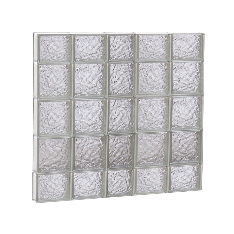 Redi2set Ice Gl Pattern Frameless Replacement Clear Redi2set Ice Gl Pattern Frameless Replacement Clear Block Window Rough Opening 38