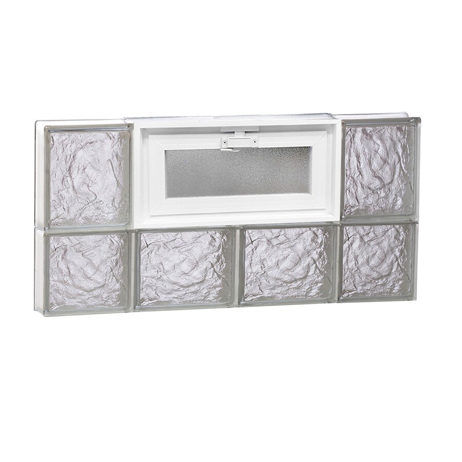 Redi2set Ice Glass Pattern Frameless Replacement Block Redi2set Ice Glass Pattern Frameless Replacement Block Window Rough Opening 28 In