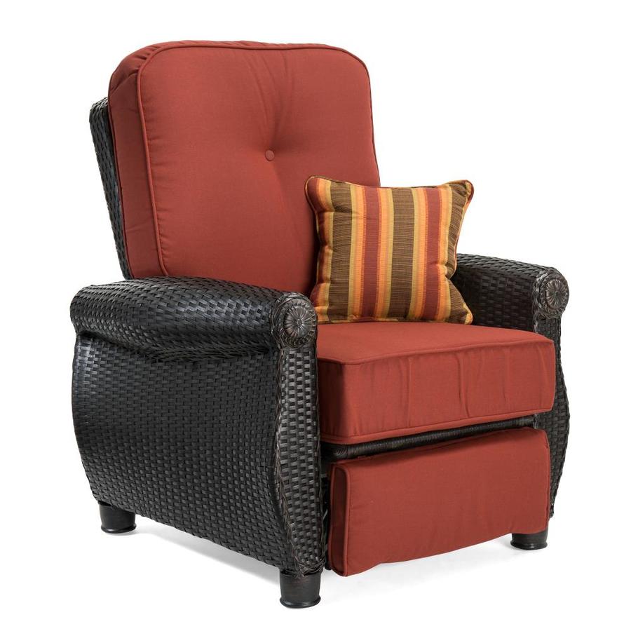 La-Z-Boy Outdoor Breckenridge Wicker Aluminum Recliner Chair with