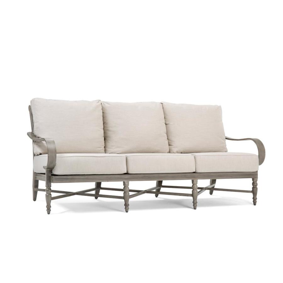 Blue Oak Saylor Wicker Outdoor Sofa With And Aluminum Frame At Com
