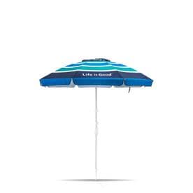 Beach Umbrellas At Lowes Life Is Good Beach Umbrella Common 7 Ft Actual 6 46