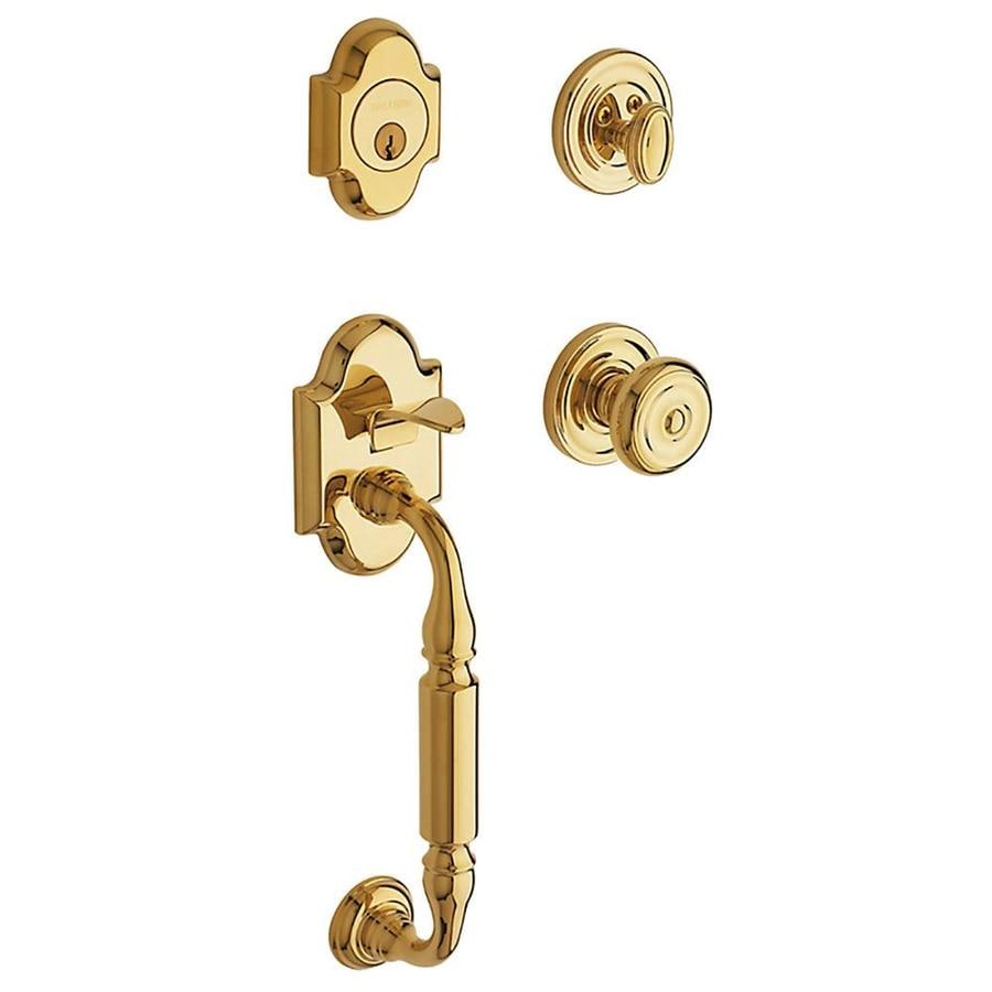 BALDWIN Canterbury Lifetime Polished Brass Residential Single-Lock