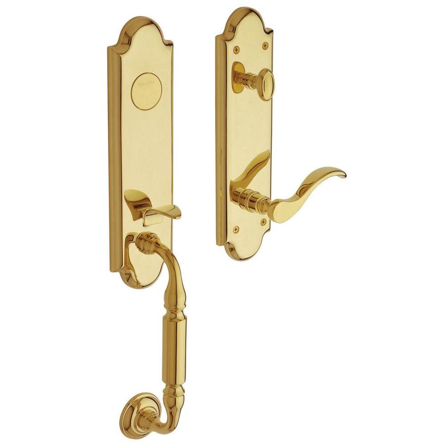 Baldwin Estate Manchester X Wave Lever Lifetime Polished Brass