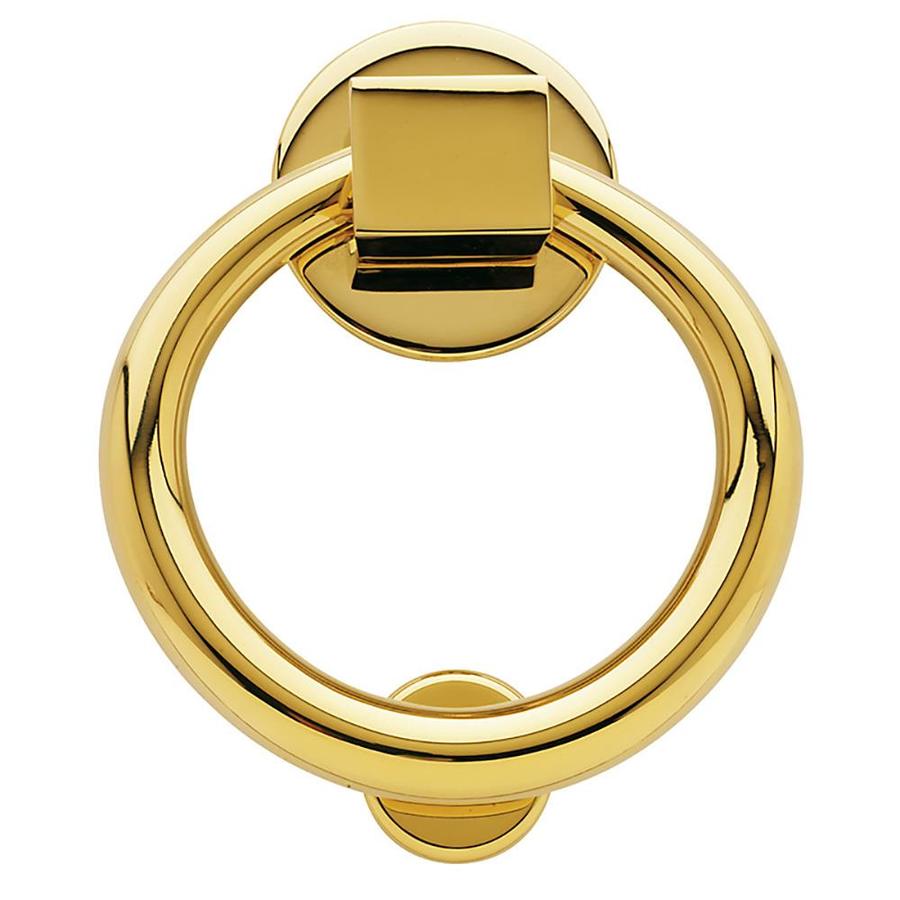 Baldwin 4 25 In Polished Brass Entry Door Knocker At Lowes Com