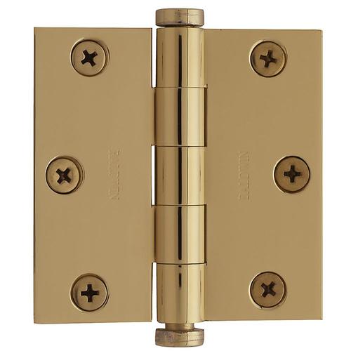 BALDWIN Estate 3in Polished Brass Mortise Door Hinge at