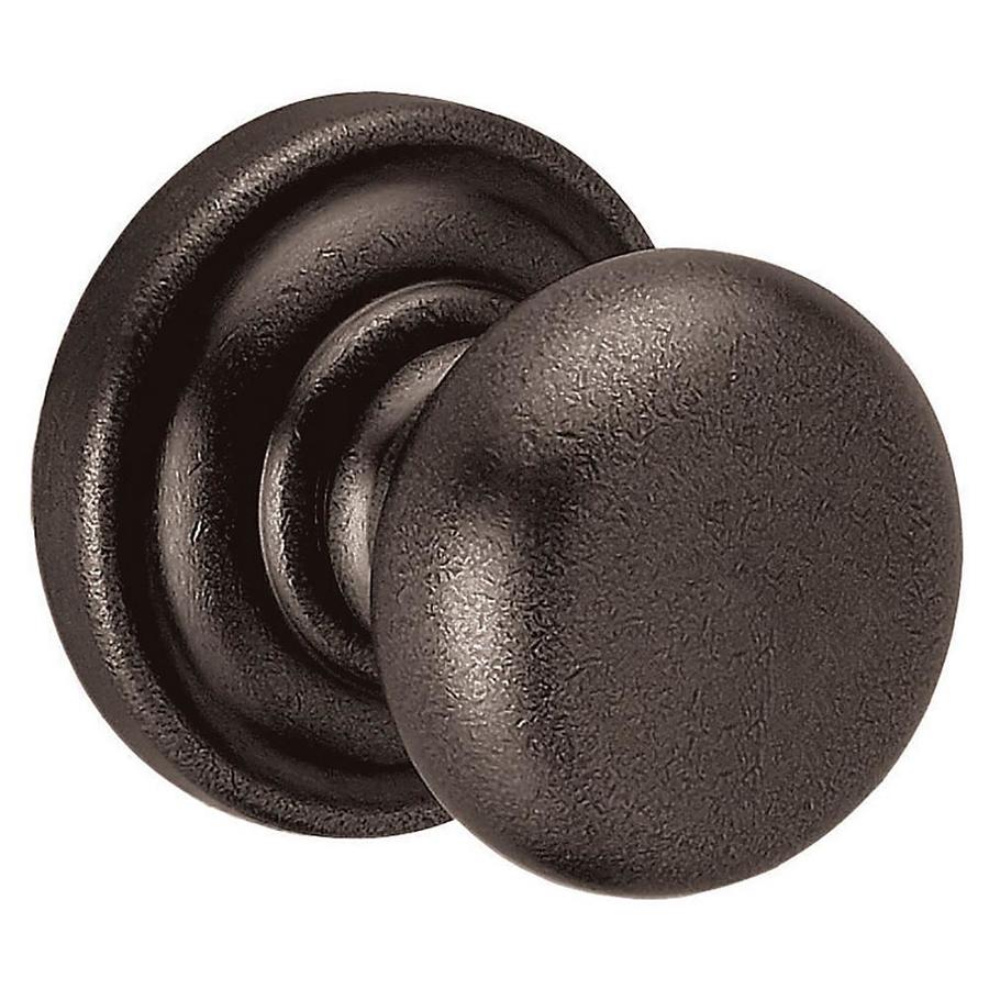 Baldwin Estate Classic Distressed OilRubbed Bronze Dummy Door Knob in the Door Knobs department