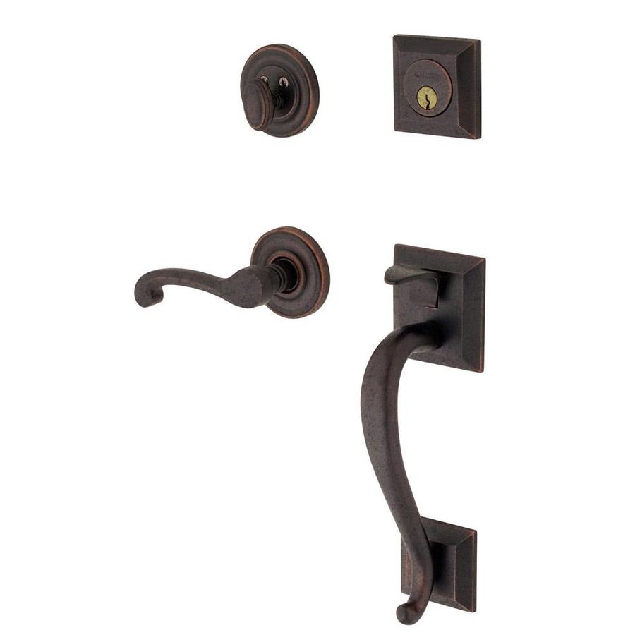 Baldwin Estate Madison x Classic Lever Distressed Oil-Rubbed Bronze ...