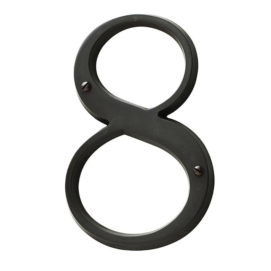 BALDWIN House Number 8 OilRubbed Bronze at
