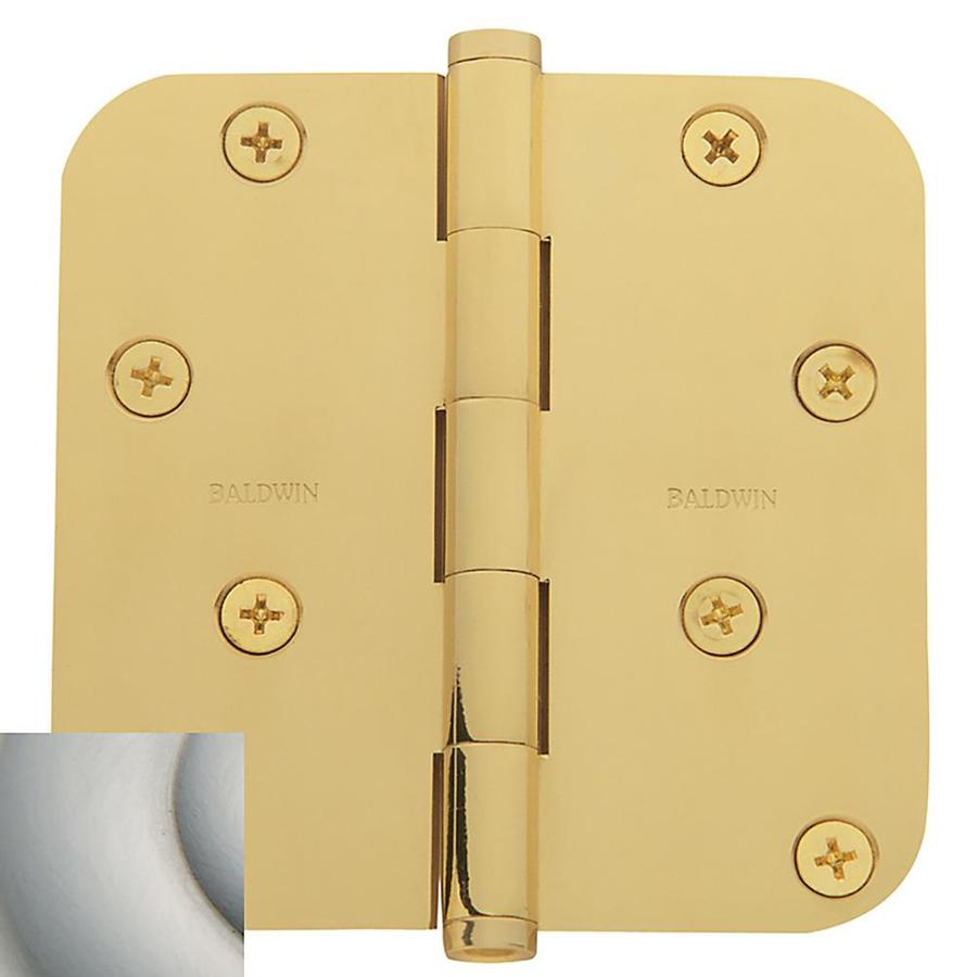 Baldwin 9BR7025-002 3.5" Square Satin Nickel Hinge - Brass Material