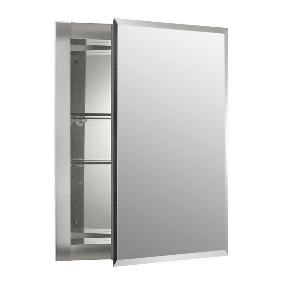 Kohler Archer 20 In X 31 In Arched Surface Recessed Mirrored Medicine Cabinet In The Medicine Cabinets Department At Lowes Com