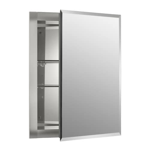 Kohler 16 In X 20 In Rectangle Recessed Mirrored Medicine Cabinet