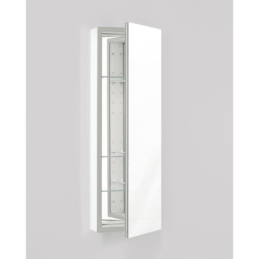 Robern Pl Series 15 25 In X 30 In Rectangle Surface Mirrored Medicine Cabinet With Outlet In The Medicine Cabinets Department At Lowes Com