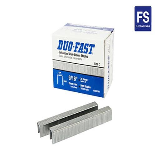 DUO-FAST STAPLES 345-C 5//32/" LEG 5//32/" CROWN BOX OF 5000