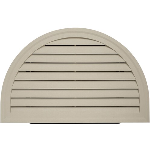 Ply Gem 34 In X 22 In Clay Half Round Plastic Gable Vent At Lowes Com