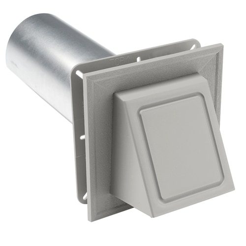 Durabuilt 4-in Dia Plastic R2 Exhaust Dryer Vent Hood in the Dryer Vent ...