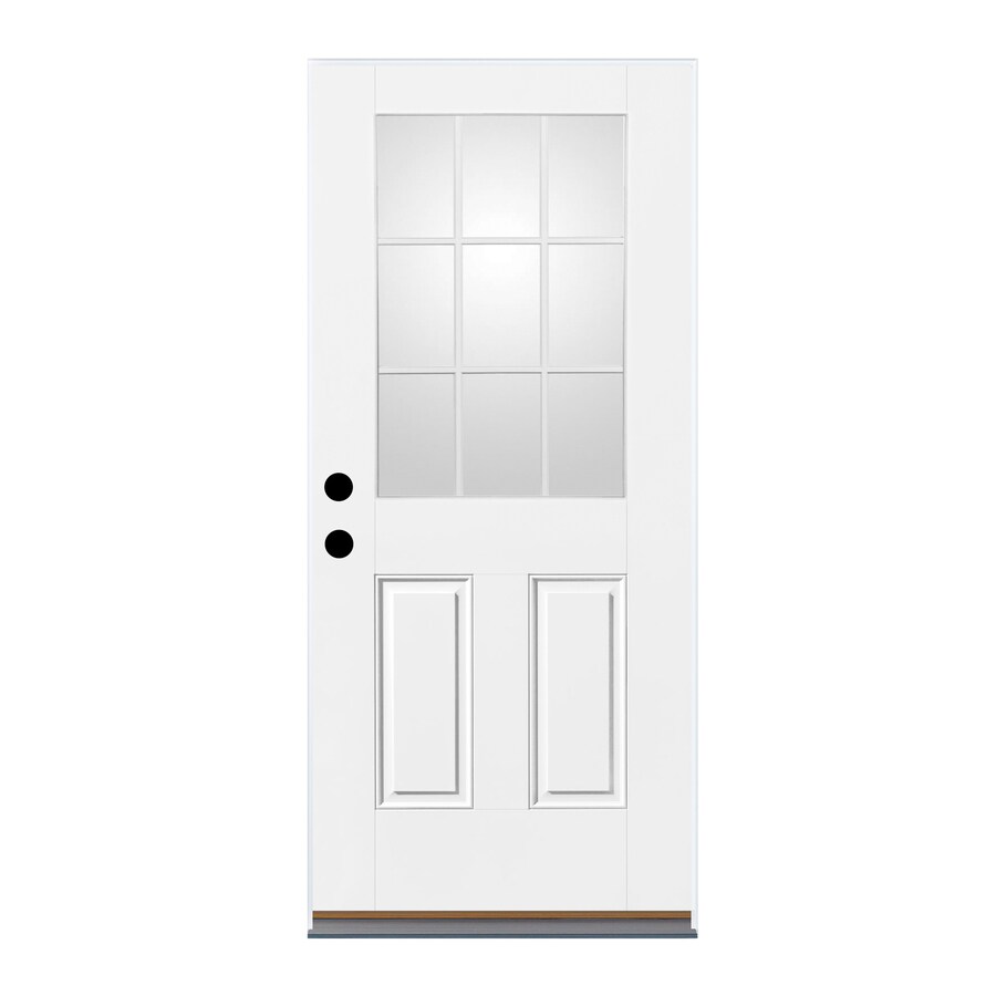 Therma Tru Benchmark Doors Half Lite Simulated Divided Light Left