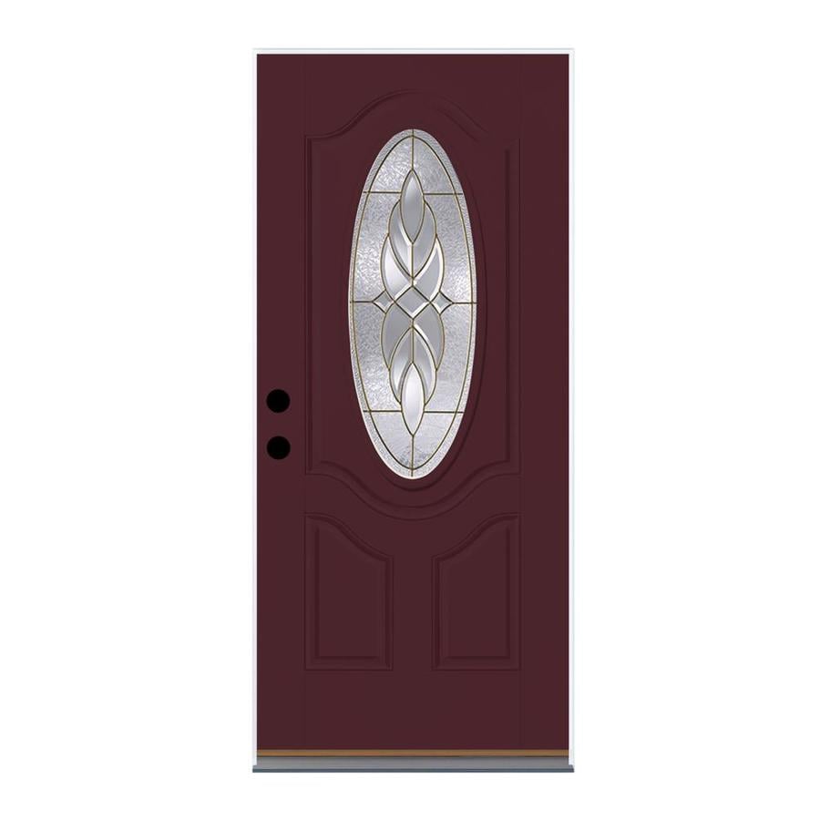 Therma Tru Benchmark Doors Varissa Oval Lite Decorative Glass
